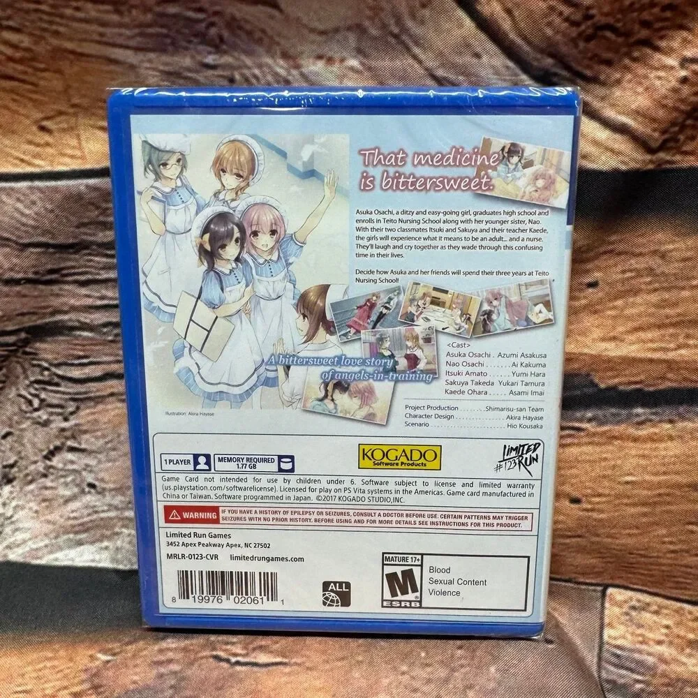 Nurse Love Addiction PS Vita Video Game Visual Novel Limited Run